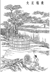 How Hemp Toilet Paper Can Save Our Planet 5 Ancient Chinese paper making technique. Softening the fibers to create the pulp.