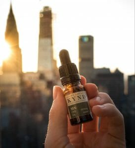 Will Traveling With CBD Oil Land Me In Prison? 3 Bottle of CBD Oil with Backdrop